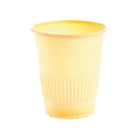 Safe-Dent- Plastic, 5 oz. cups, 50 cups per sleeve/20 sleeves per case- YELLOW